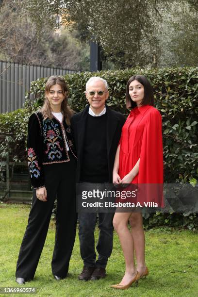 Margherita Mazzucco, director Daniele Luchetti and Gaia Girace attend the photocall of the tv serie "L'amica geniale - Storia di chi fugge e di chi...