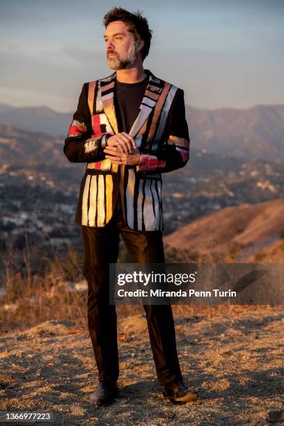 Musician Rufus Wainwright poses for a portrait before his Grammy performance on March 14, 2021 in Los Angeles, California.