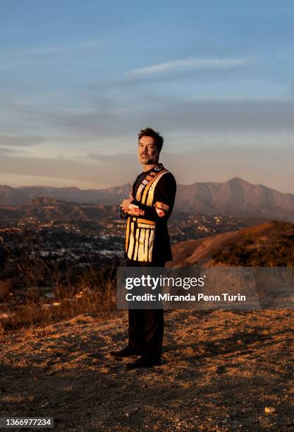 Musician Rufus Wainwright poses for a portrait before his Grammy performance on March 14, 2021 in Los Angeles, California.