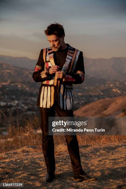 Musician Rufus Wainwright poses for a portrait before his Grammy performance on March 14, 2021 in Los Angeles, California.