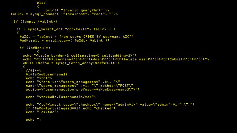 Computer source code 동영상 (1366998237) - 게티이미지뱅크