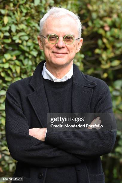 Italian director Daniele Luchetti attend the photocall of the tv series L'amica geniale. Roma , January 26th, 2022