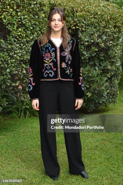 Italian actress Margherita Mazzucco attend at the photocall of the tv series L'amica geniale. Roma , January 26th, 2022