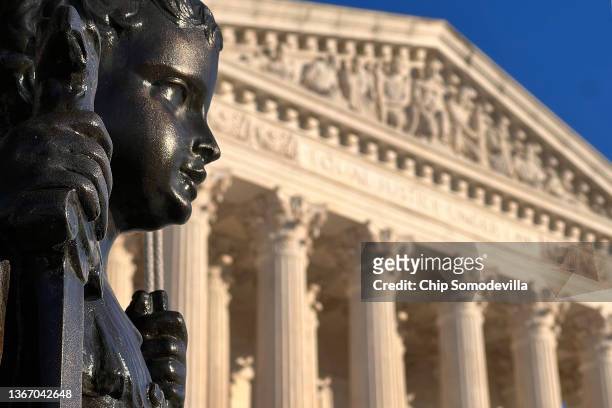 The U.S. Supreme Court building on the day it was reported that Associate Justice Stephen Breyer would soon retire on January 26, 2022 in Washington,...