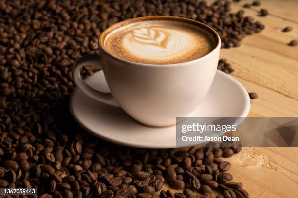 coffee and beans - bean stock pictures, royalty-free photos & images