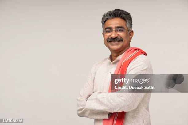 indian farmer, stock photo - farmer portrait old stock pictures, royalty-free photos & images