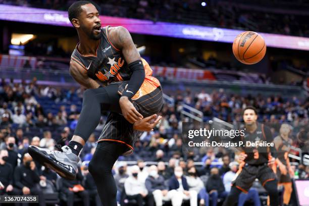 Terrence Ross of the Orlando Magic saves the ball from going out of bounds during the fourth quarter against the LA Clippers at Amway Center on...