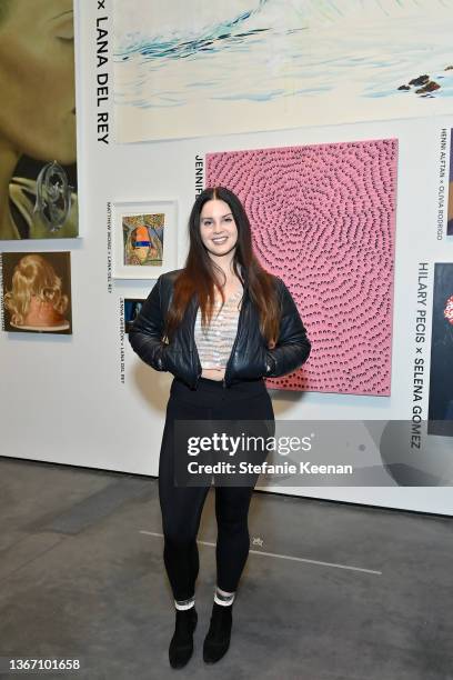 Lana Del Rey attends the “Artists Inspired by Music: Interscope Reimagined” Art Exhibit Presented by Interscope Records and LACMA on January 26, 2022...