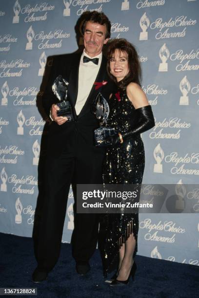 German actor Eric Braeden and American actress Susan Lucci attend the 18th People's Choice Awards, held at Universal Studios in Los Angeles,...