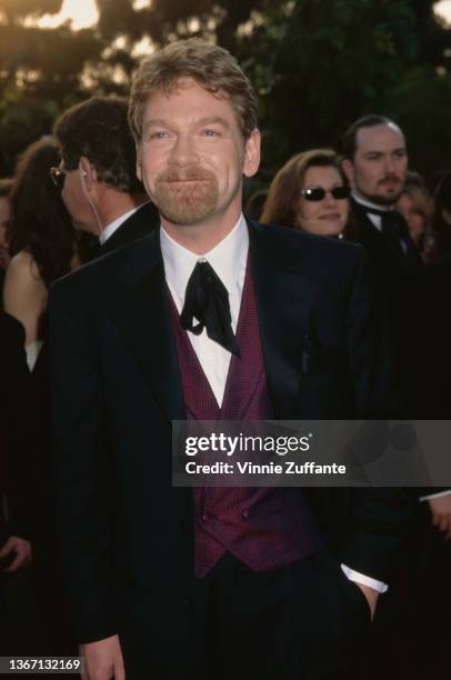 British actor and film director Kenneth Branagh attends the 69th Academy Awards, held at the Shrine Auditorium in Los Angeles, California, 24th March...