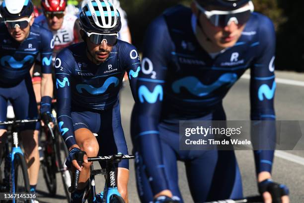 Ivan Ramiro Sosa Cuervo of Colombia and Movistar Team competes during the 31st Challenge Ciclista Mallorca 2022 - Trofeo Alcudia - Port D' Alcudia a...