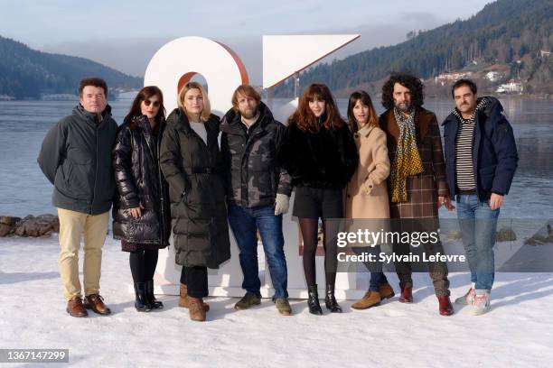 Pascal-Alex Vincent, Valerie Donzelli, Julie Gayet, Alexandre Aja, Melanie Doutey, Suliane Brahim, Bertrand Mandico and Gregory Montel attend the...