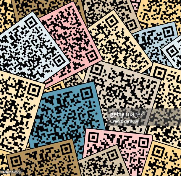Qr Code Tech Shape 13 Unique Shape Qr Codes High Res Illustrations - Getty Images
