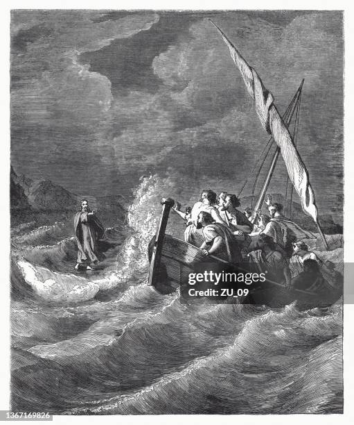 419 Christ Walking On The Water Stock Photos, High-Res Pictures