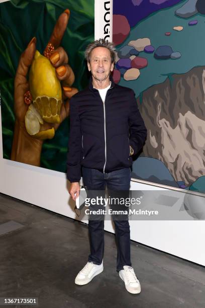Brian Grazer attends the “Artists Inspired by Music: Interscope Reimagined” Art Exhibit Presented by Interscope Records and LACMA on January 26, 2022...