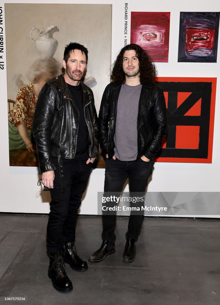 Trent Reznor and Ilan Rubin attend the “Artists Inspired by Music