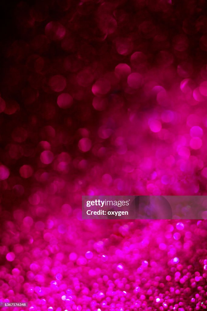 Abstract Glitter Pink Bokeh Background Holiday Luxury Macro Pattern