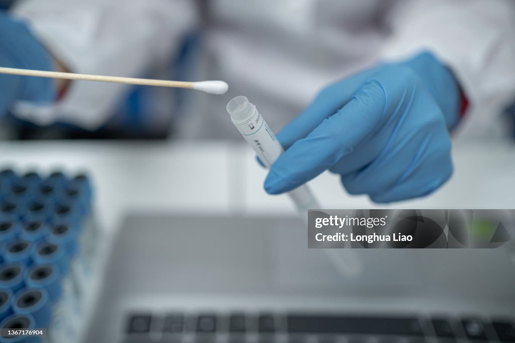 A swab from the lab