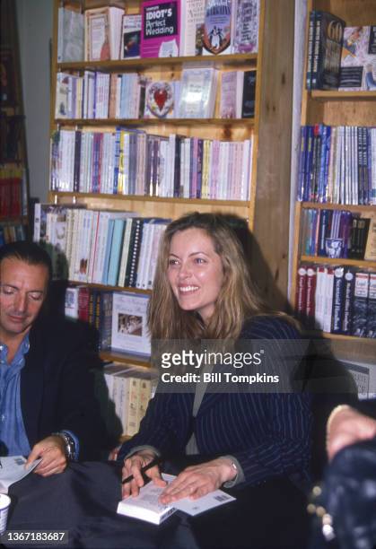 June 1997: MANDATORY CREDIT Bill Tompkins/Getty Images Greta Scacchi promoting the book for the film The Odyssey at Coliseum Books store. June 1997...