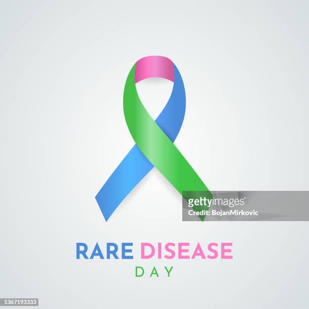 rare disease day poster. vector - endangered species stock illustrations