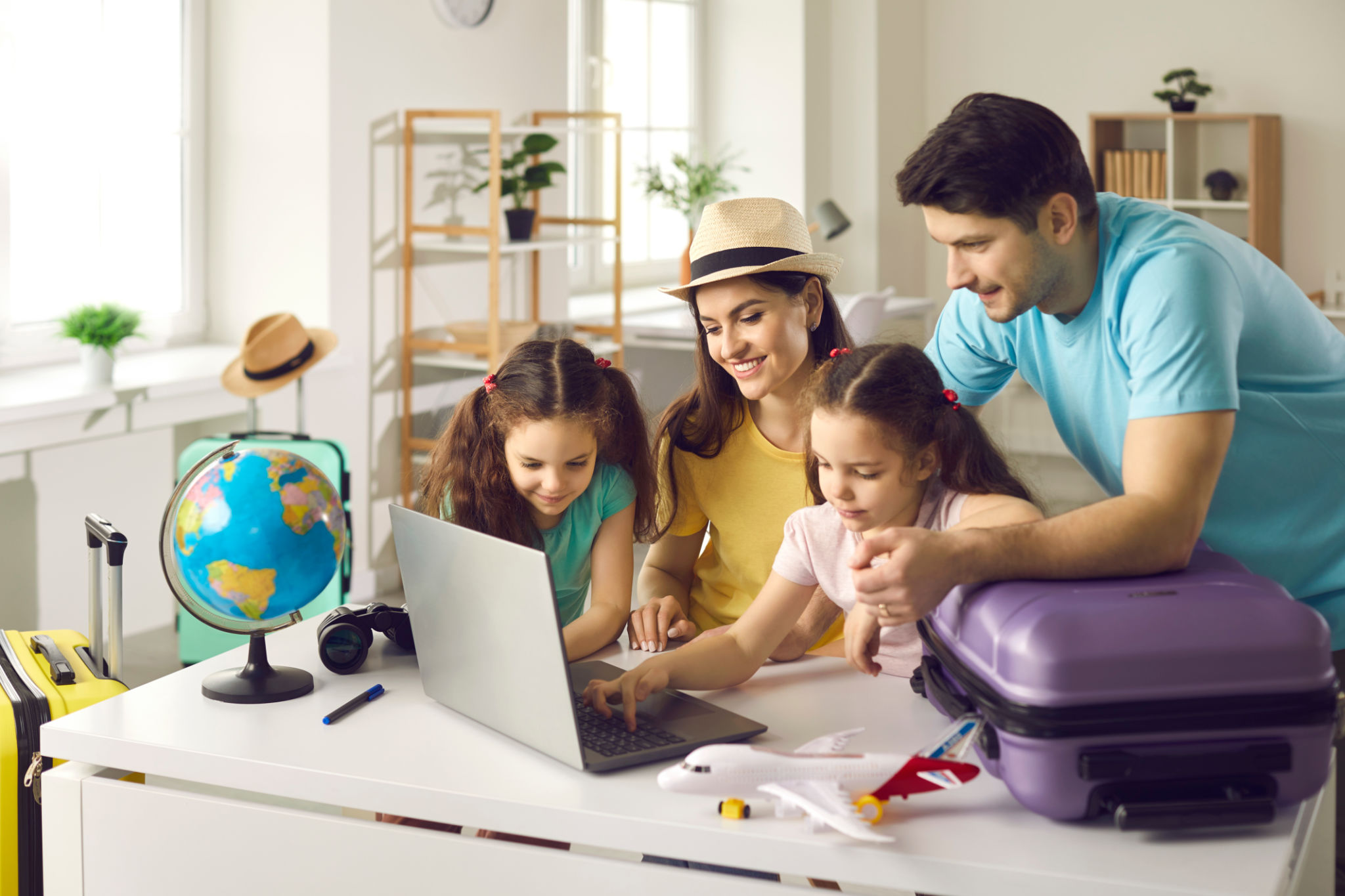 family researching