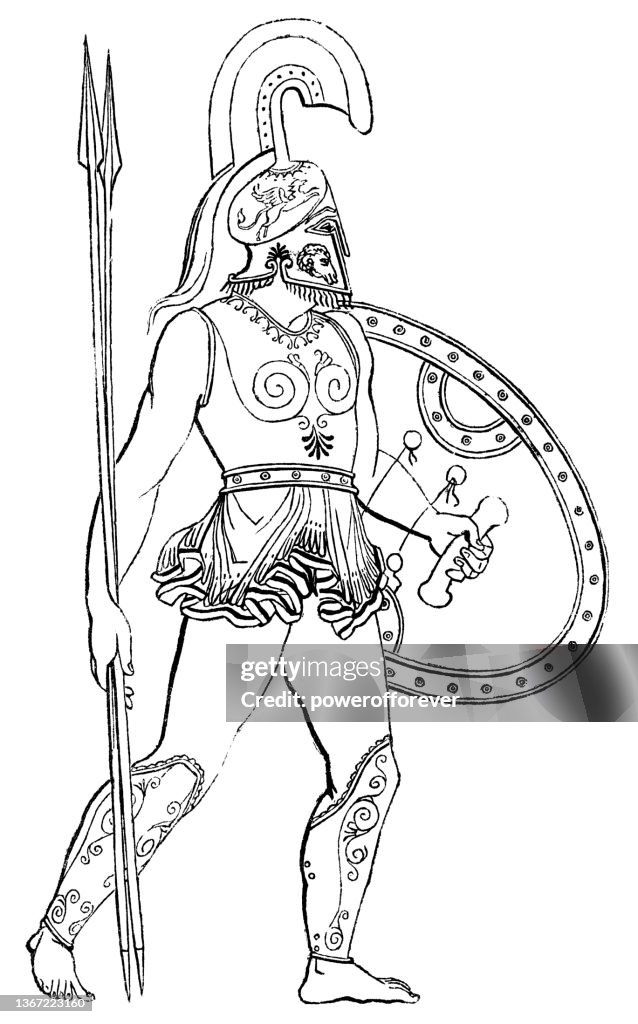 Aeneas, Drawing by Thomas Hope - 18th Century
