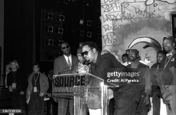 Kool Herc appears at The Source Awards held at the Paramount Theater at Madison Square Garden on April 25, 1994 in New York City.