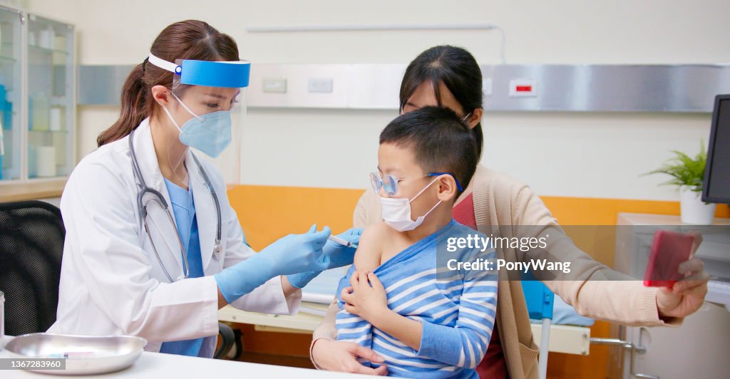 COVID-19 vaccine selfies