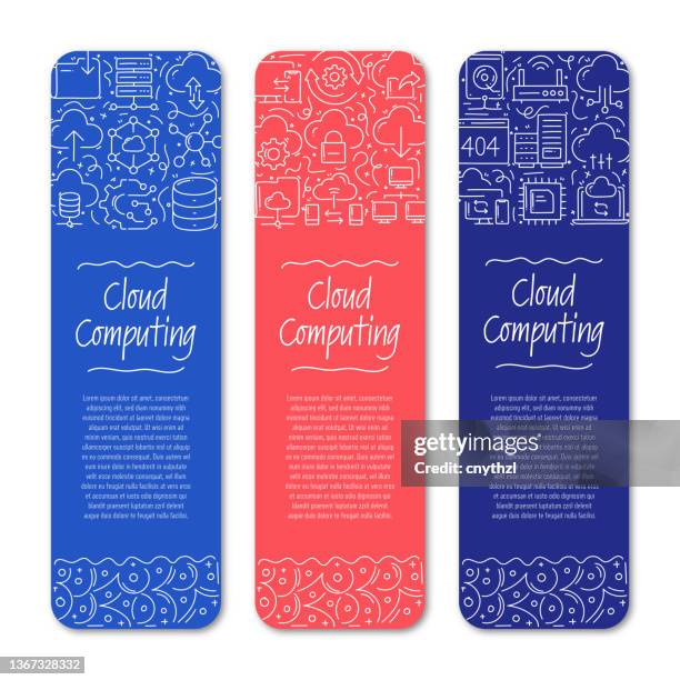 Cloud Computing Related Objects And Elements Hand Drawn Vector Doodle ...