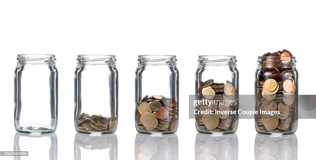 Stack of Coins Bottle