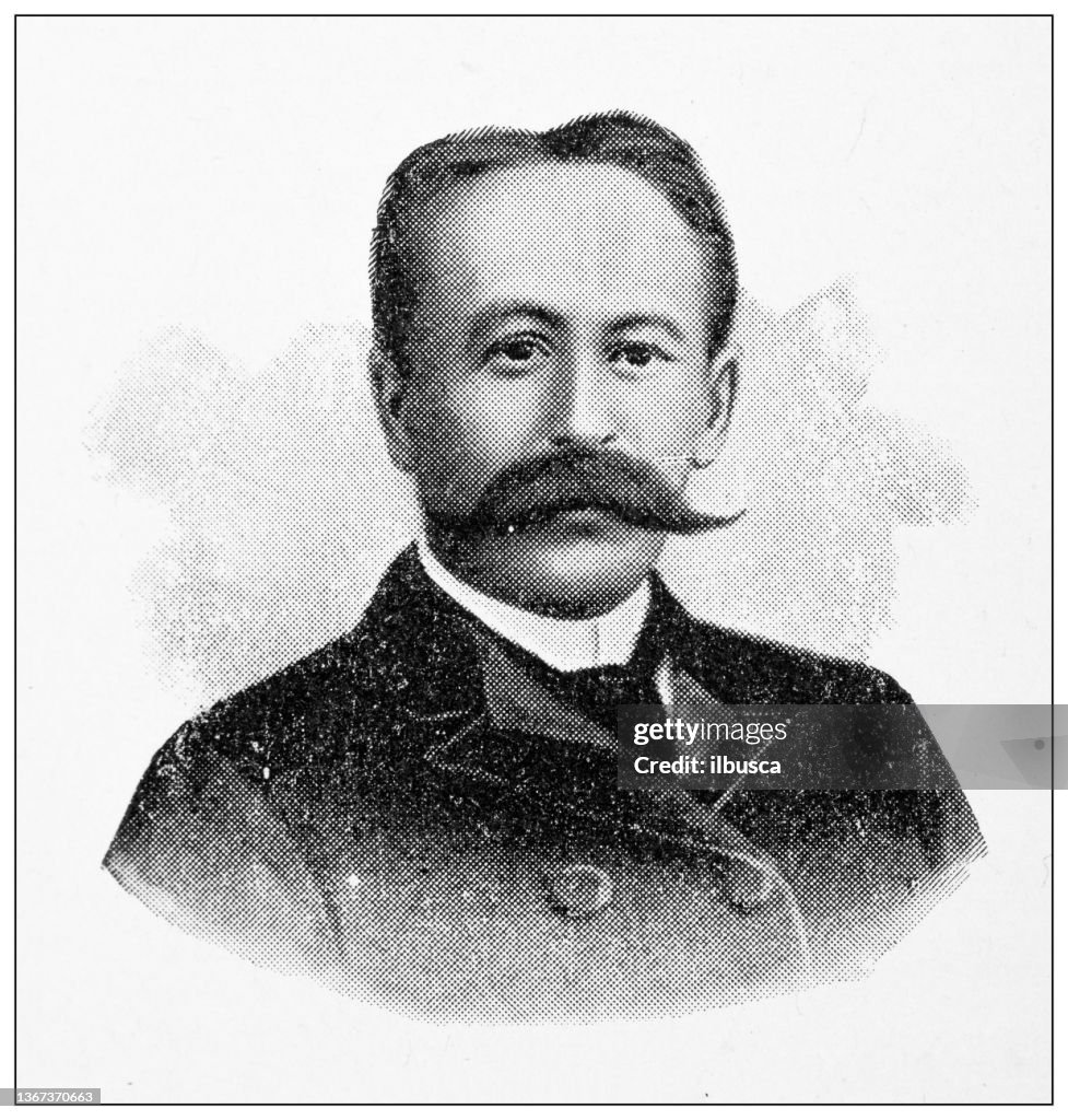 Antique portrait: Baron Hirsch