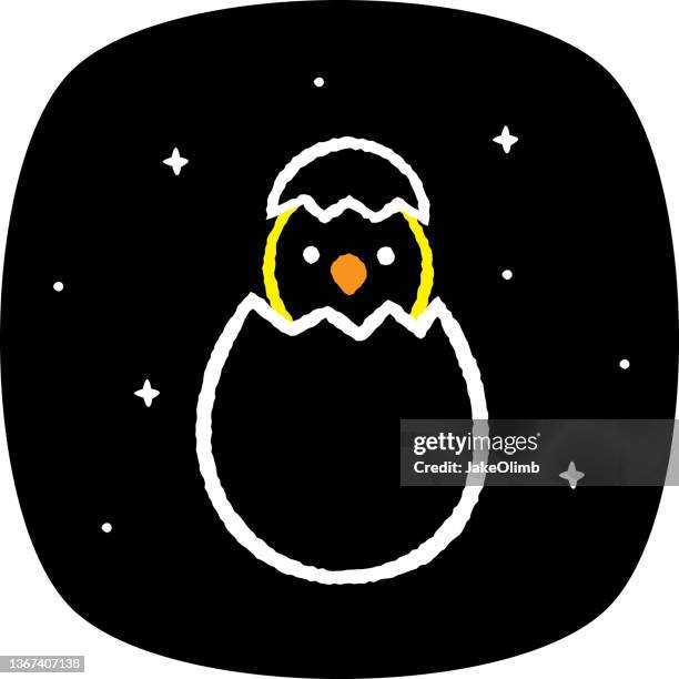 chick in egg doodle 3 - easter candy vector stock illustrations
