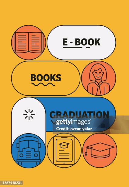 web office, website header etc. modern design vector illustration. colorful design. magazine, business life, ready-to-use design in many areas. - art class stock illustrations