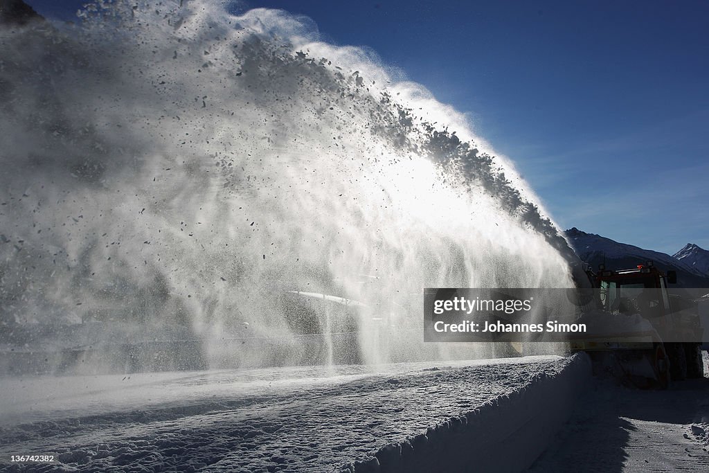 Winter Brings Heavy Snowfalls To Tyrol And Bavaria