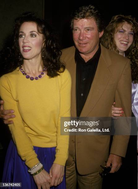 William Shatner and wife Marcy Lafferty attend Mother-Daughter Celebrity Fashion Show on March 26, 1987 at the Beverly Hilton Hotel in Beverly Hills,...