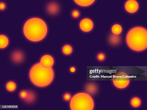 bokeh background - cosmos planetas stock pictures, royalty-free photos & images