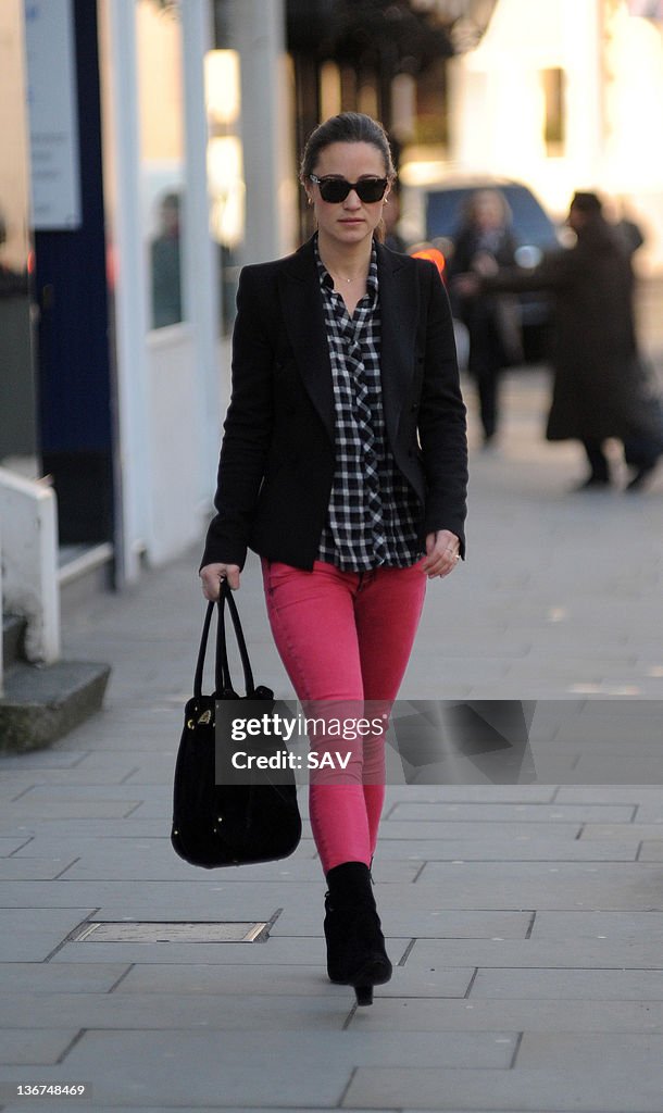 Celebrity Sightings In London - January 11, 2012