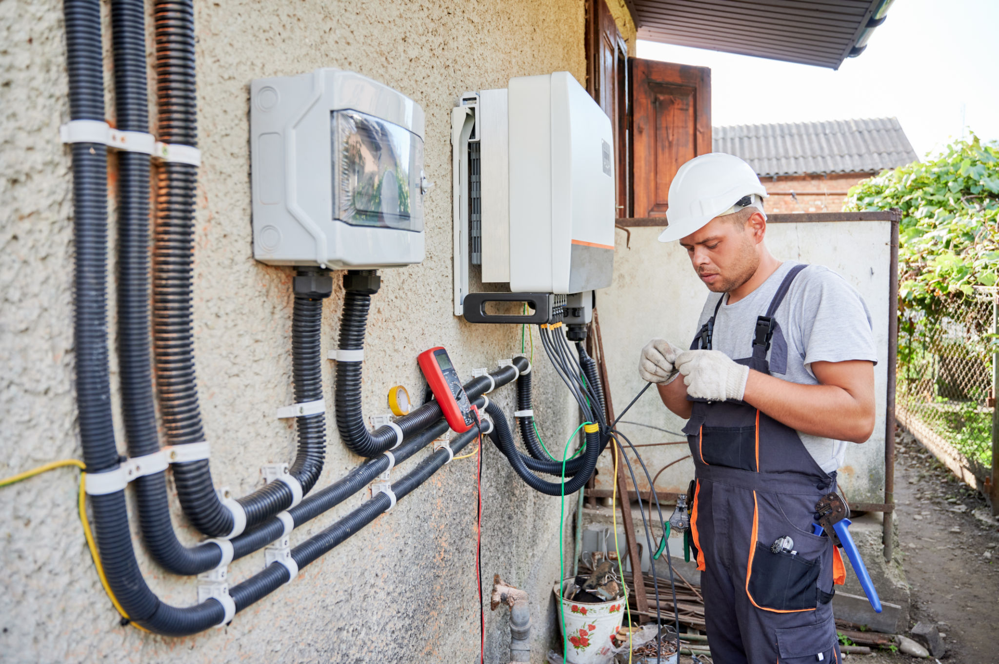 home solar installation
