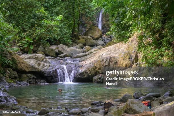 uvita waterfall, puntarenas province, costa rica - costa rica waterfall stock pictures, royalty-free photos & images