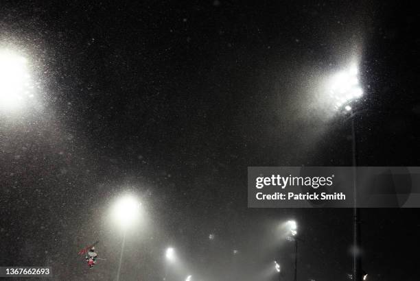 Bradley Wilson of Team United States of America during the Men's/Women's Freestyle Skiing Moguls Training session at Genting Snow Park on January 30,...