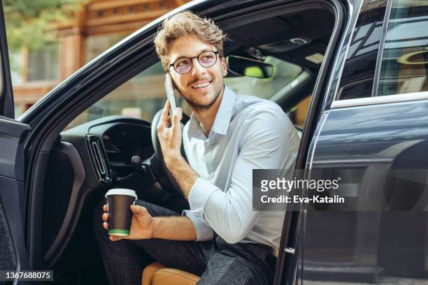 man driving his car - auto insurance stock pictures, royalty-free photos & images
