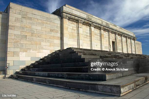 nuremberg zeppelin tribune - zeppelinfeld stock pictures, royalty-free photos & images