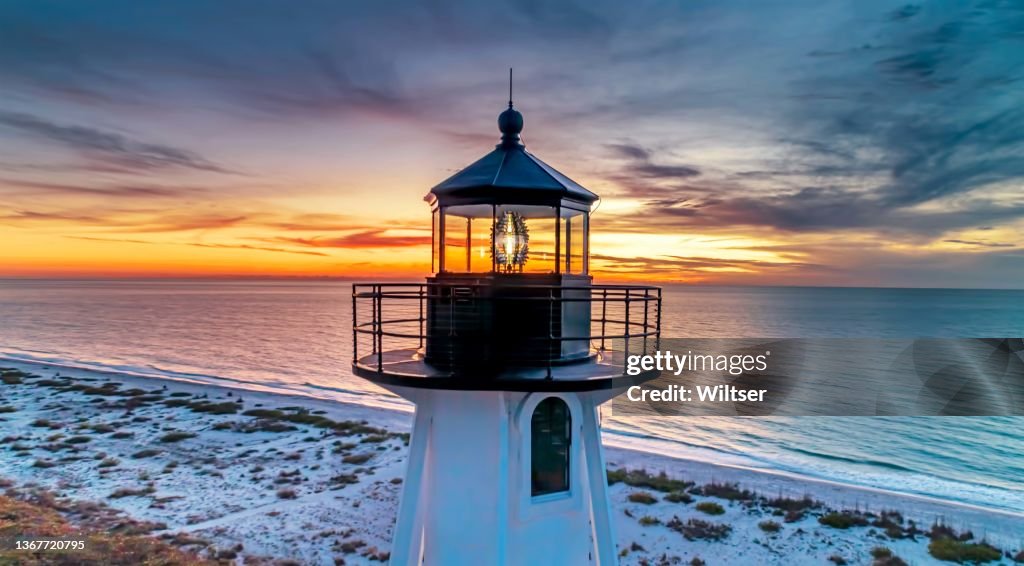 Boca Grande Rear Range Lighthouse Sunset