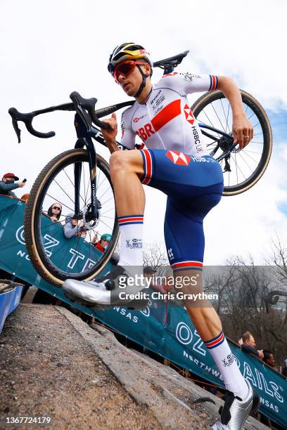Thomas Pidcock of The United Kingdom competes during the 73rd UCI Cyclo-Cross World Championships Fayetteville 2022 - Men's Elite / #Fayetteville2022...