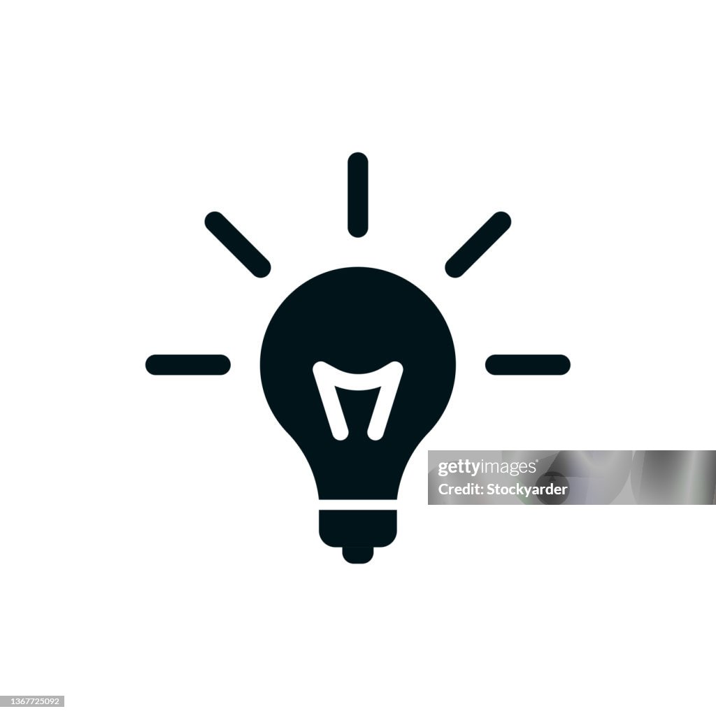 Idea Marketing Solid Icon