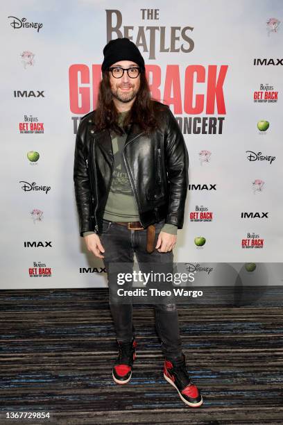 Sean Ono Lennon attends The Beatles Get Back The Rooftop Concert at AMC Lincoln Square Theater on January 30, 2022 in New York City.