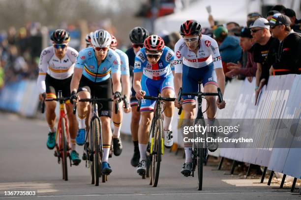 Ben Turner of The United Kingdom competes during the 73rd UCI Cyclo-Cross World Championships Fayetteville 2022 - Men's Elite / #Fayetteville2022 /...