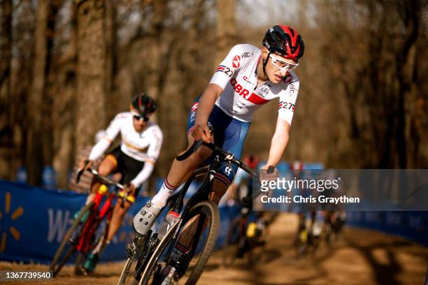 Ben Turner of The United Kingdom competes during the 73rd UCI Cyclo-Cross World Championships Fayetteville 2022 - Men's Elite / #Fayetteville2022 /...