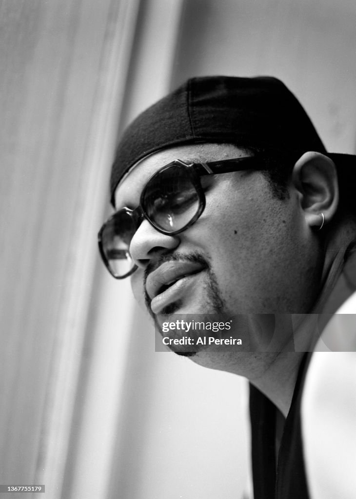 Heavy Set Rappers Rapper Heavy D appears in a portrait taken on the set of his