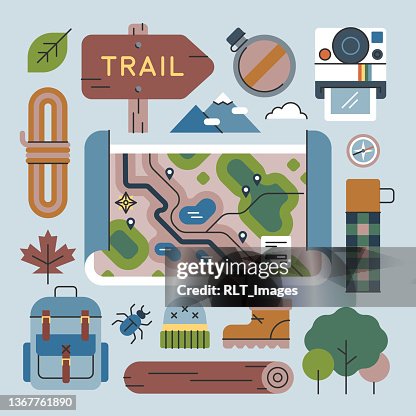 Nature Trail Map & Objects—Brightline Series Nature Trail Map & Objects—Brightline Series